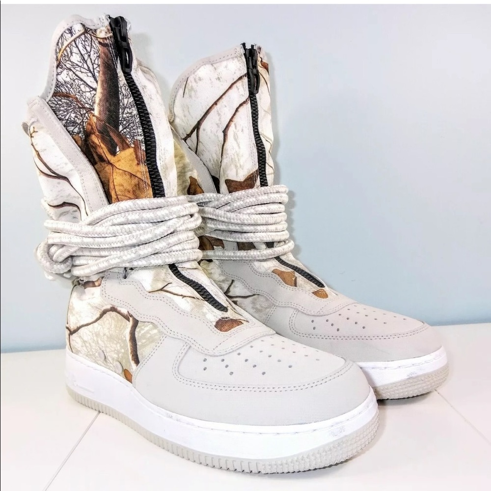 Men’s Nike SF AF1 Air Force 1 High Light Bone 10 - Picture 6 of 8